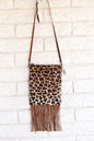 Cheetah Fringe Purse